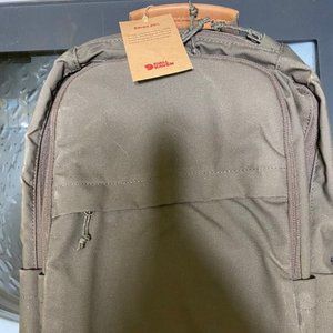 Fjallraven dark olive back pack